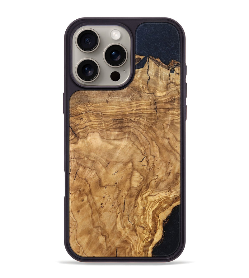 iPhone 16 Pro Max Wood Phone Case - Harley (Wood Burl, 819425)