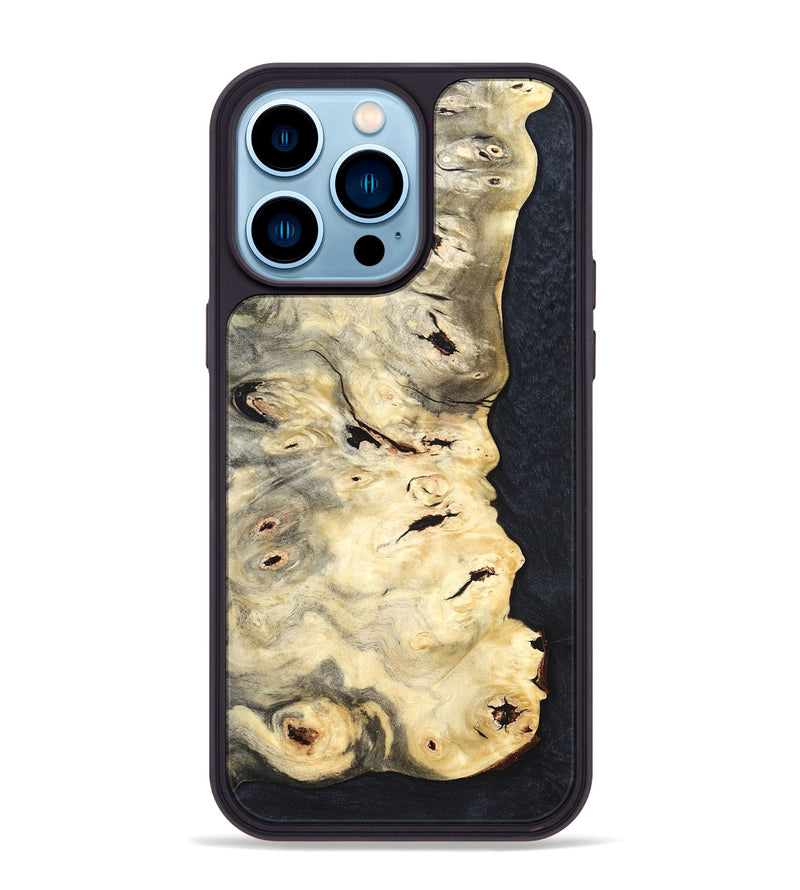 iPhone 14 Pro Max Wood Phone Case - Angelia (Wood Burl, 819426)
