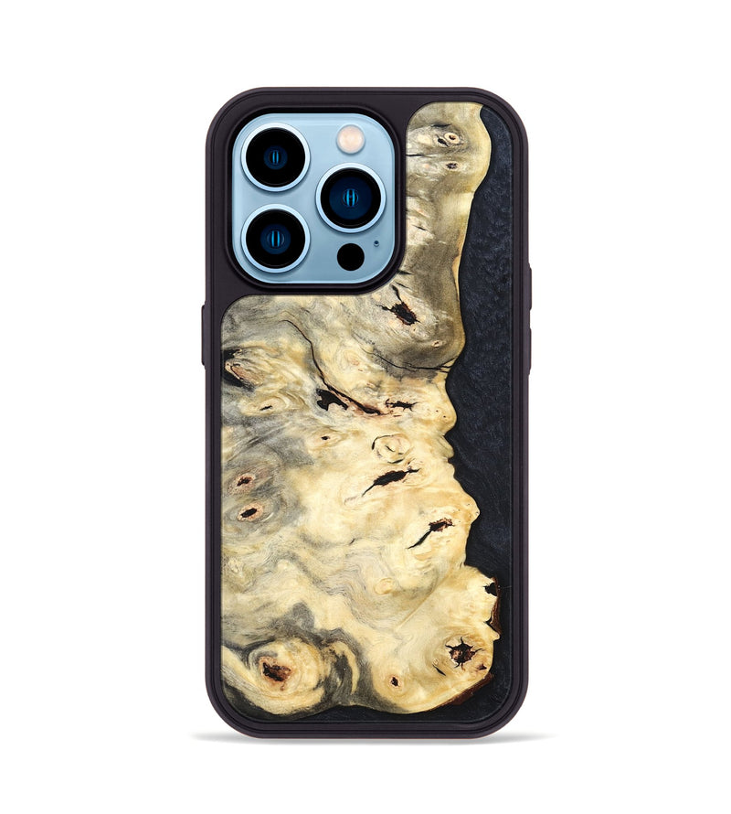 iPhone 14 Pro Wood Phone Case - Angelia (Wood Burl, 819426)