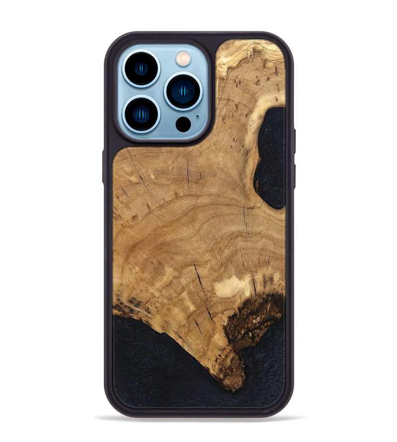 iPhone 14 Pro Max Wood Phone Case - Samara (Wood Burl, 819427)
