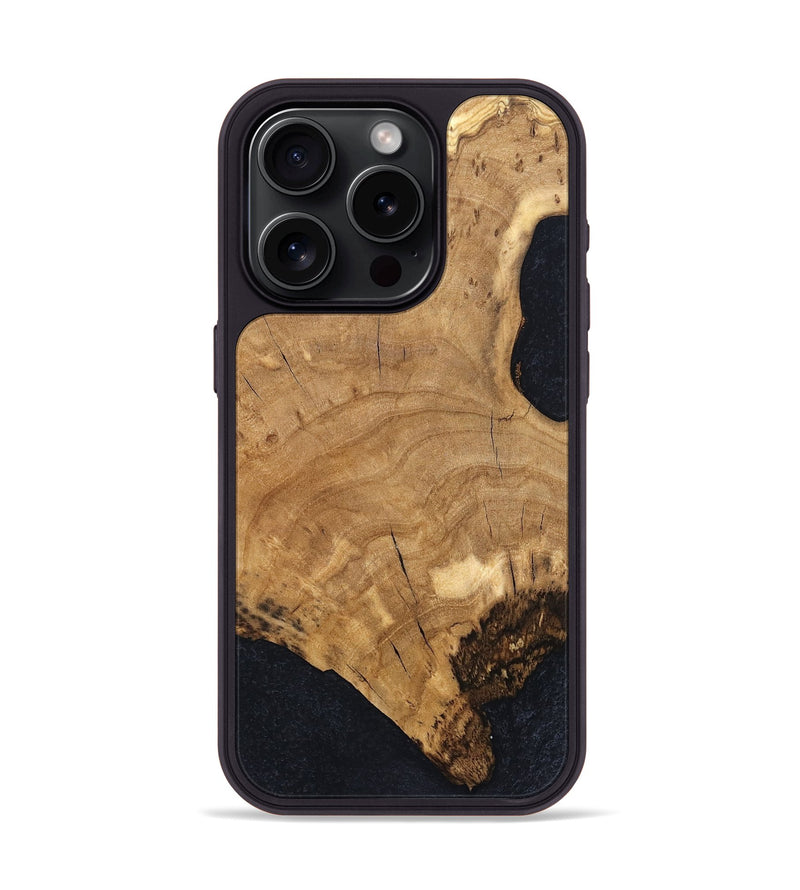 iPhone 15 Pro Wood Phone Case - Samara (Wood Burl, 819427)