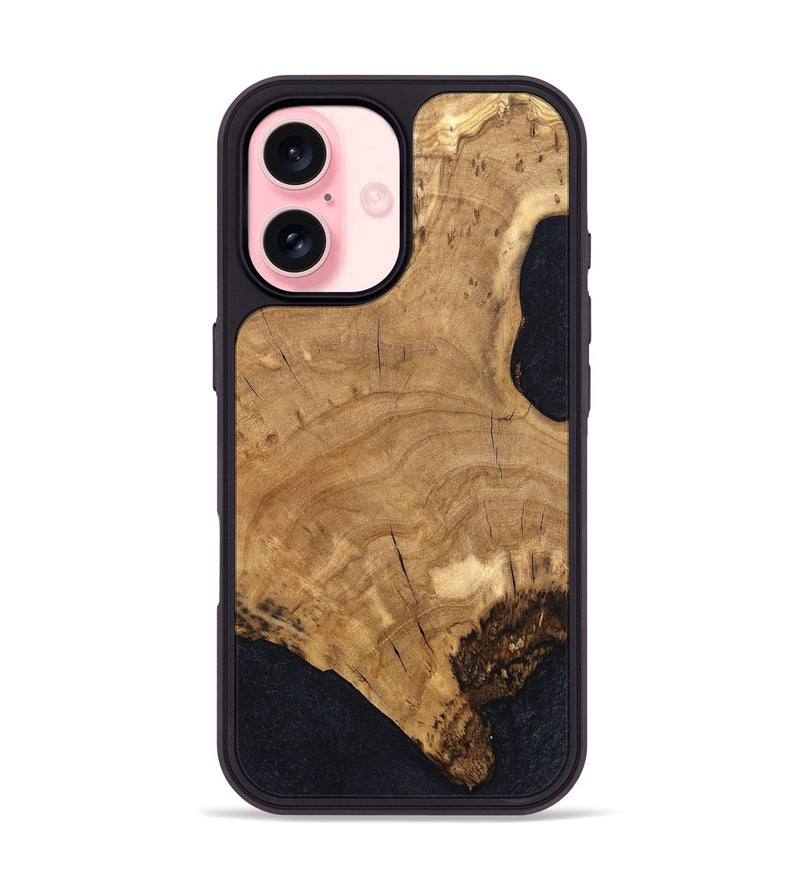 iPhone 16 Wood Phone Case - Samara (Wood Burl, 819427)