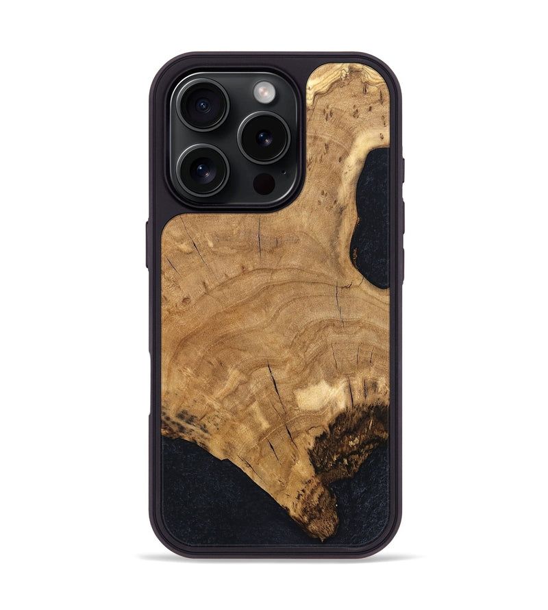 iPhone 16 Pro Wood Phone Case - Samara (Wood Burl, 819427)