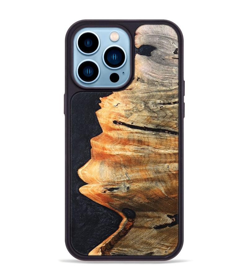 iPhone 14 Pro Max Wood Phone Case - Lynne (Wood Burl, 819428)