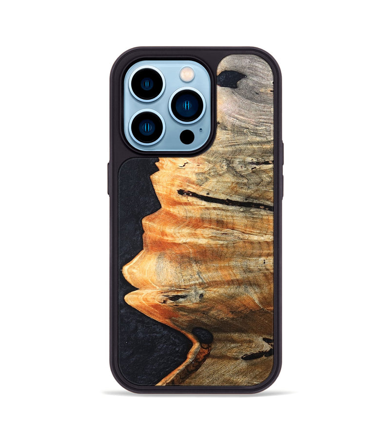 iPhone 14 Pro Wood Phone Case - Lynne (Wood Burl, 819428)