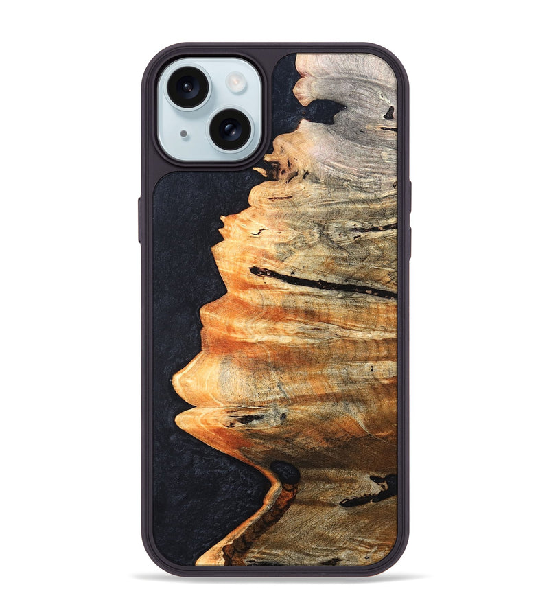 iPhone 15 Plus Wood Phone Case - Lynne (Wood Burl, 819428)