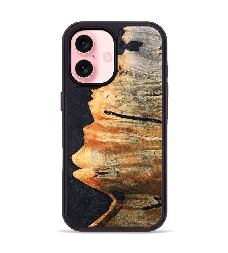 iPhone 16 Wood Phone Case - Lynne (Wood Burl, 819428)
