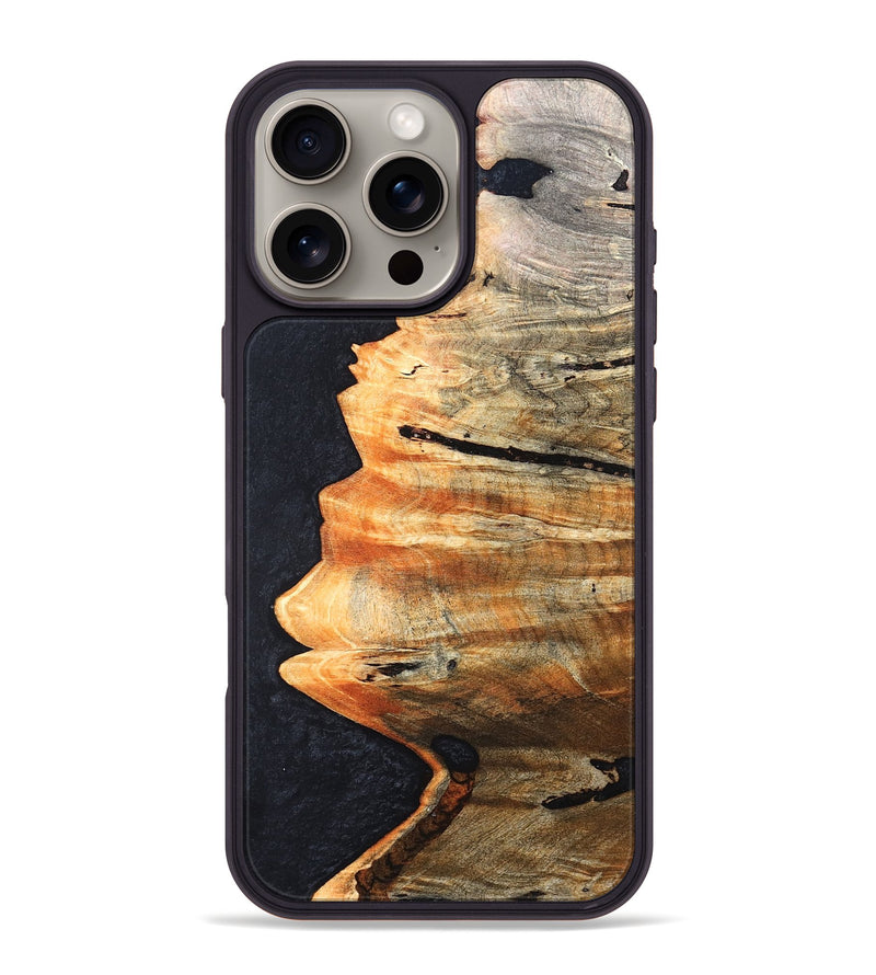 iPhone 16 Pro Max Wood Phone Case - Lynne (Wood Burl, 819428)