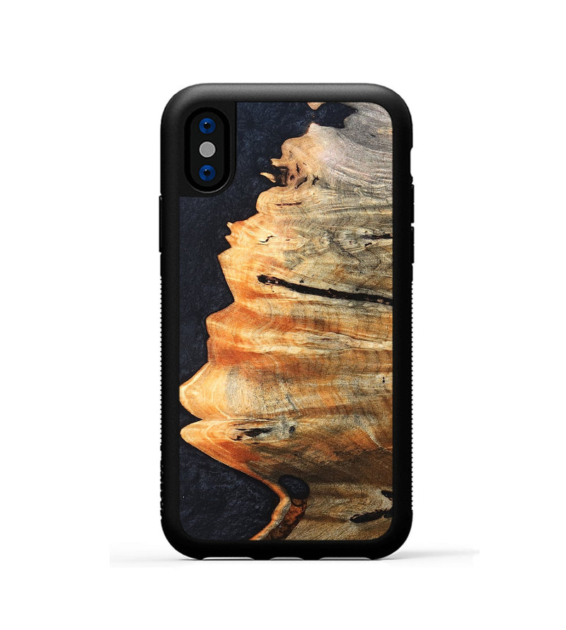 iPhone Xs Wood Phone Case - Lynne (Wood Burl, 819428)