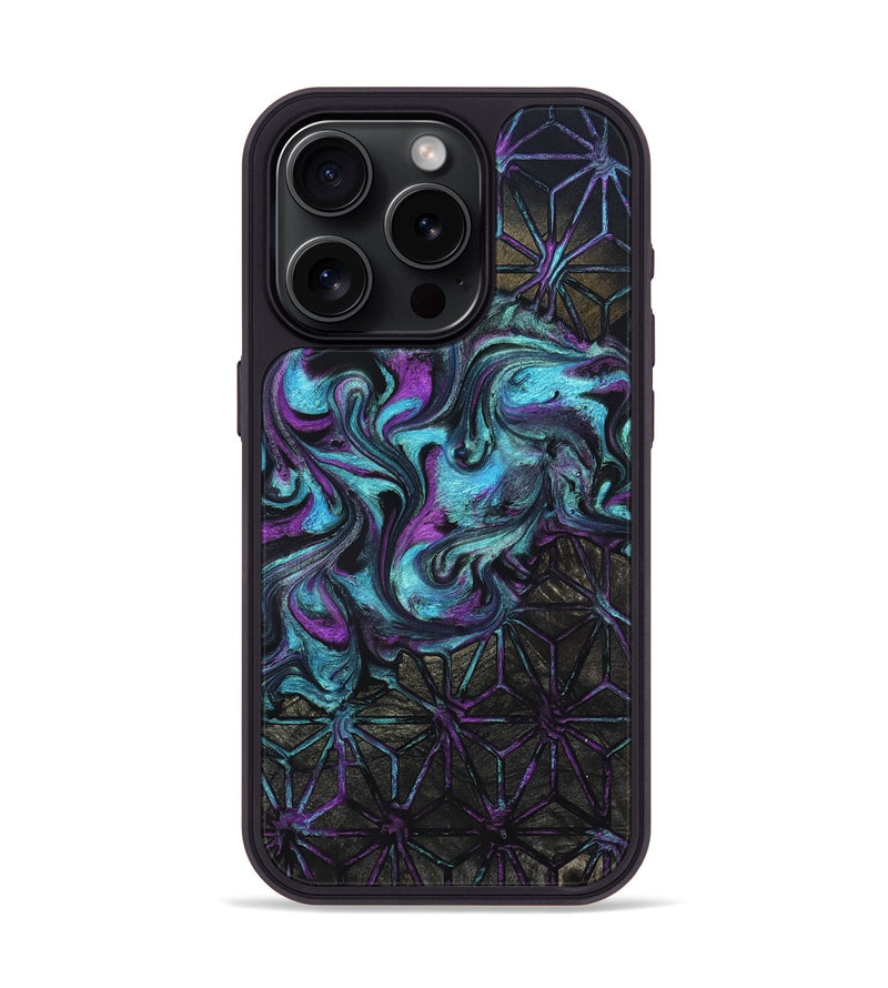 iPhone 15 Pro Wood Phone Case - Emmitt (Pattern, 819441)