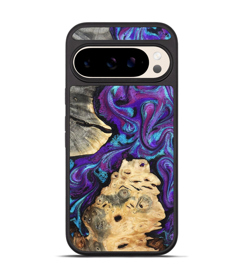 Pixel 10 Wood Phone Case - Alitzel (Purple, 819528)