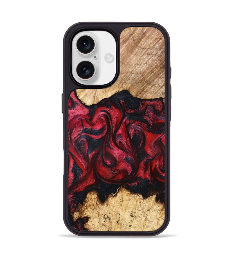iPhone 17 Wood Phone Case - Terra (Red, 819532)
