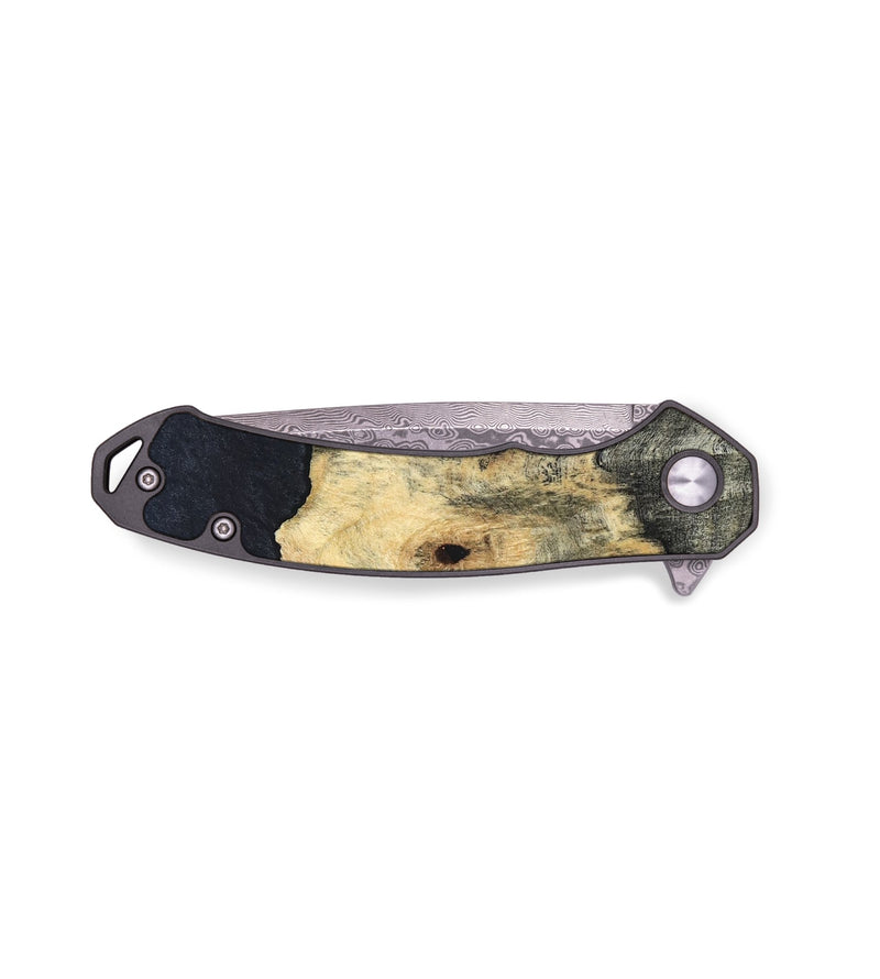 EDC Wood Pocket Knife - Kristin (Wood Burl, 819556)