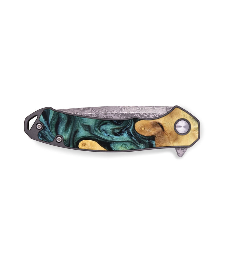 EDC Wood Pocket Knife - Cicero (Green, 819563)