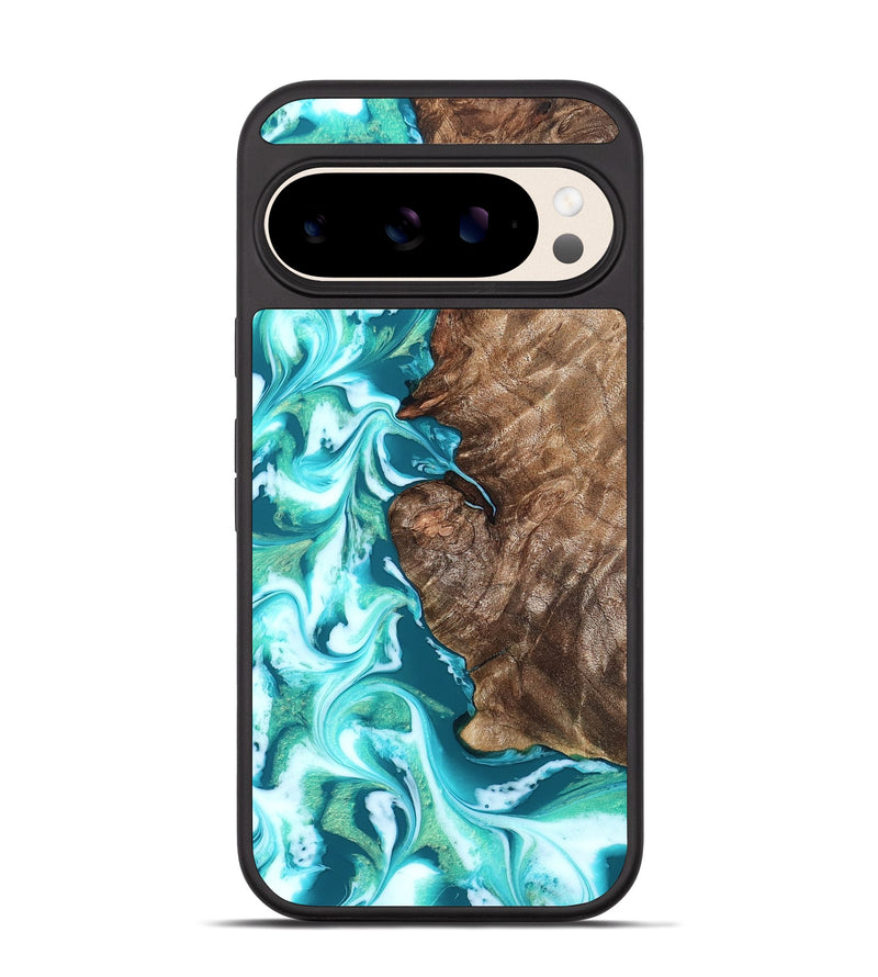 Pixel 10 Wood Phone Case - Maxie (Blue, 819574)