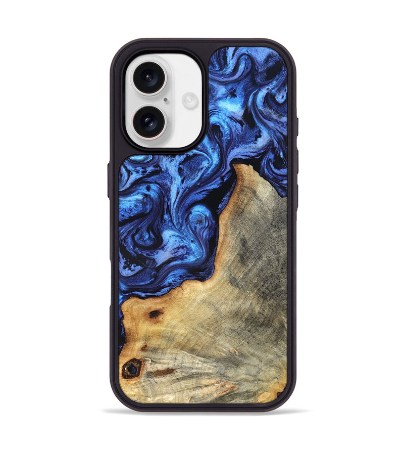 iPhone 17 Wood Phone Case - Averie (Blue, 819591)