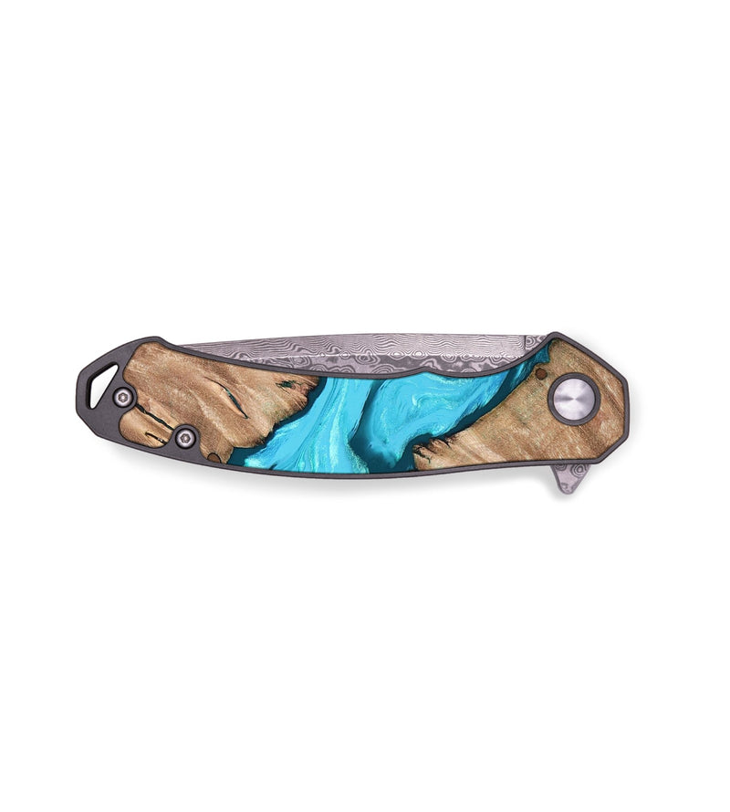 EDC Wood Pocket Knife - Ean (Blue, 819592)