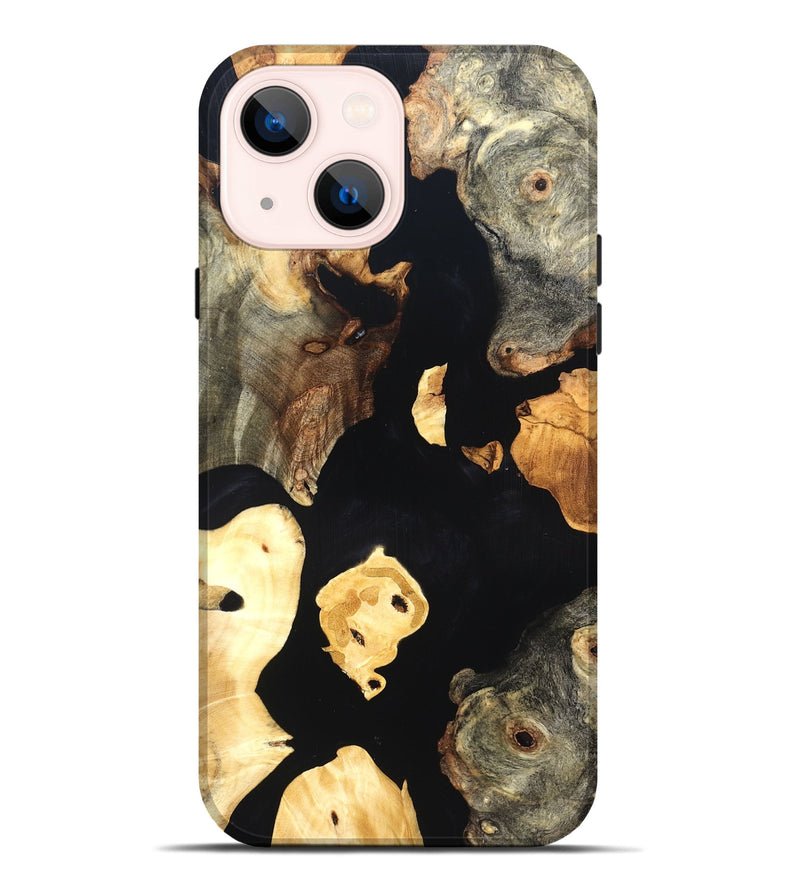 iPhone 14 Plus Wood Live Edge Phone Case - Lorine (Wood Burl, 819594)