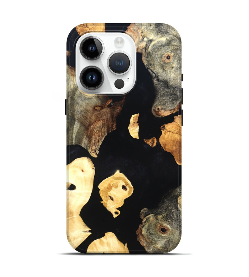 iPhone 15 Pro Wood Live Edge Phone Case - Lorine (Wood Burl, 819594)