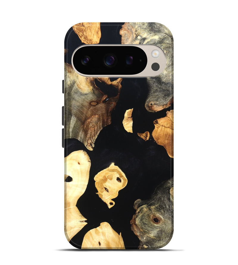 Pixel 9 Pro Wood Live Edge Phone Case - Lorine (Wood Burl, 819594)