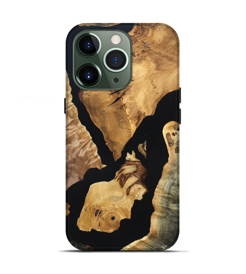iPhone 13 Pro Wood Live Edge Phone Case - Jacalyn (Wood Burl, 819596)