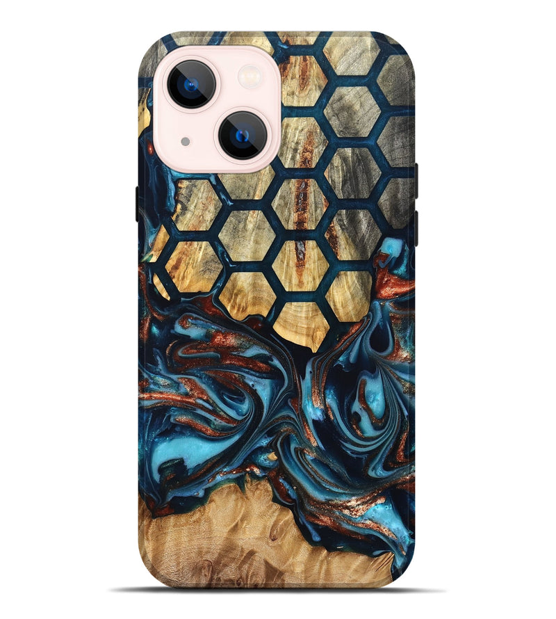 iPhone 14 Plus Wood Live Edge Phone Case - Alonso (Pattern, 819603)