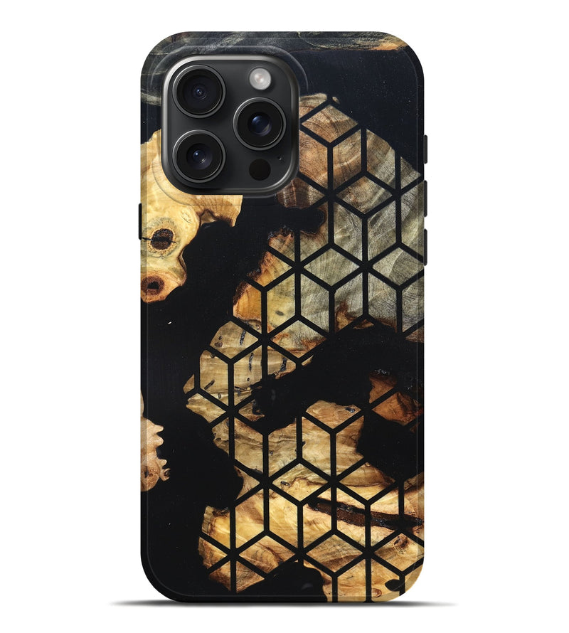 iPhone 16 Pro Max Wood Live Edge Phone Case - Mccoy (Pattern, 819610)
