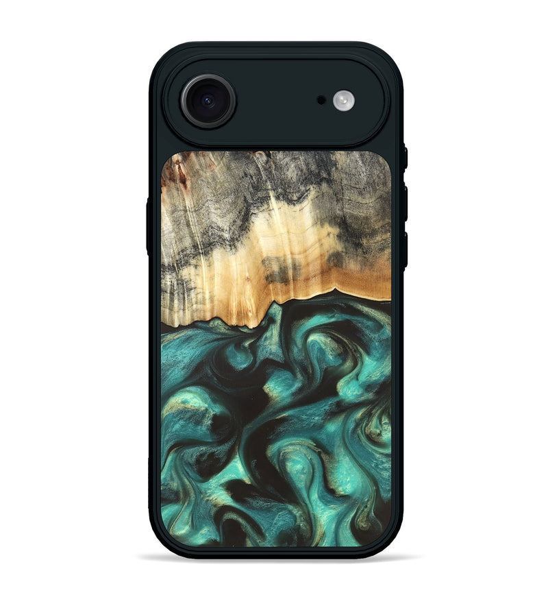 iPhone 17 Air Wood Phone Case - Houston (Green, 819613)