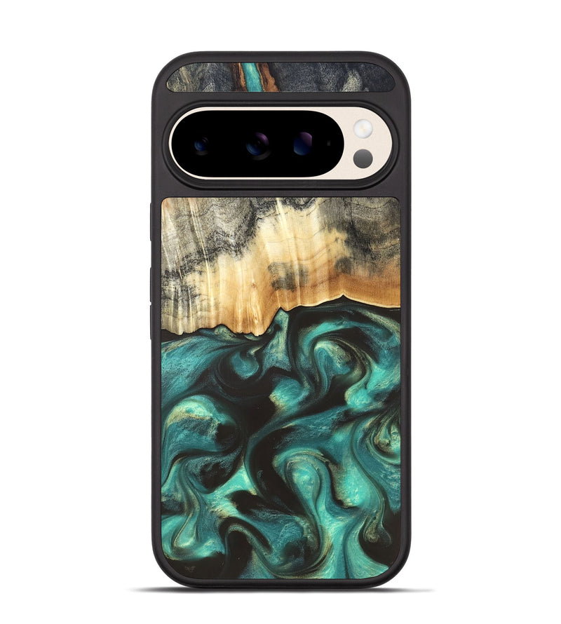 Pixel 10 Wood Phone Case - Houston (Green, 819613)