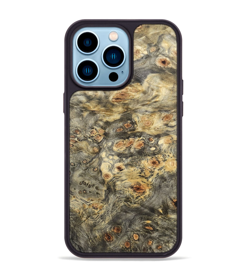 iPhone 14 Pro Max Wood Phone Case - Antonio (Wood Burl, 819621)
