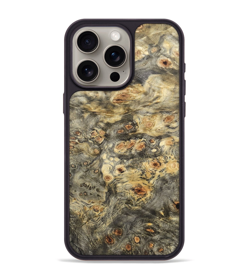 iPhone 15 Pro Max Wood Phone Case - Antonio (Wood Burl, 819621)