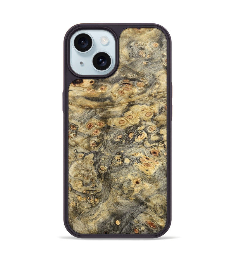 iPhone 15 Wood Phone Case - Keagan (Wood Burl, 819623)