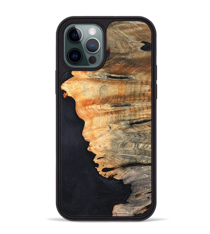 iPhone 12 Pro Max Wood Phone Case - Aron (Wood Burl, 819624)