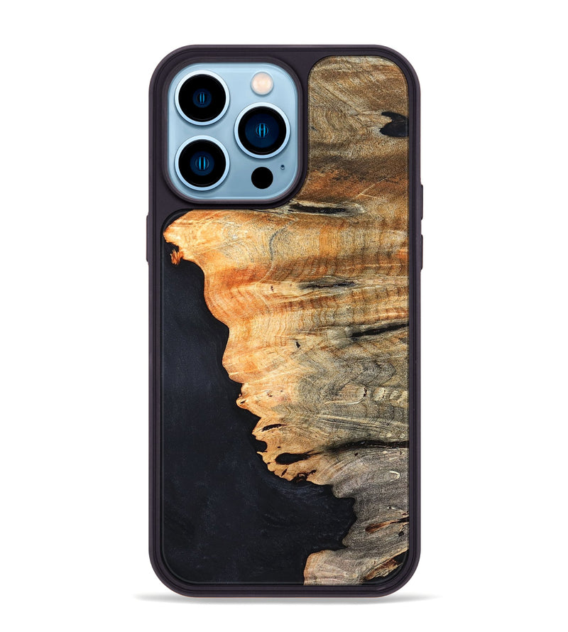 iPhone 14 Pro Max Wood Phone Case - Aron (Wood Burl, 819624)