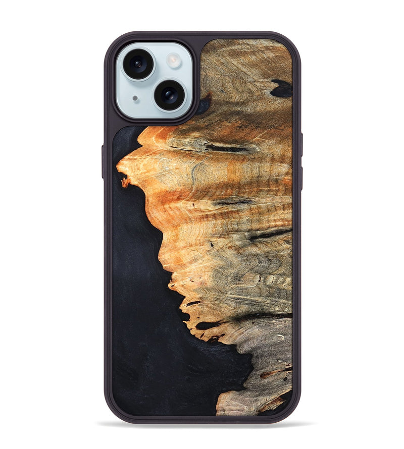 iPhone 15 Plus Wood Phone Case - Aron (Wood Burl, 819624)