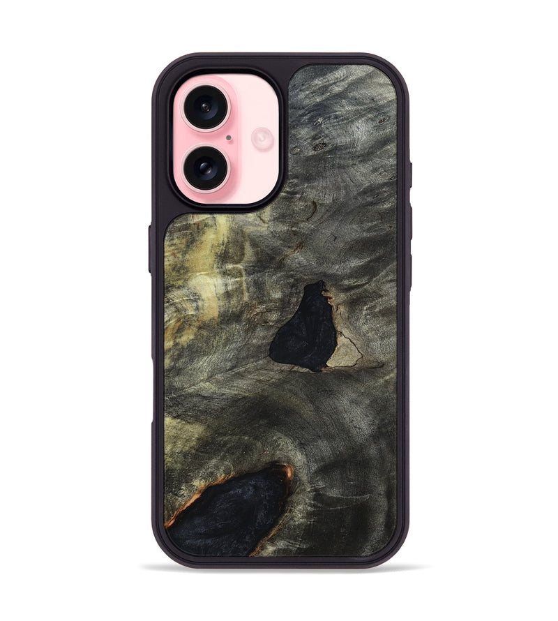iPhone 16 Wood Phone Case - Barb (Wood Burl, 819625)