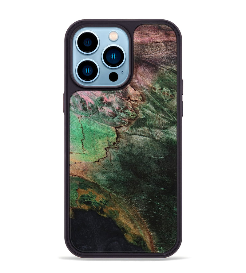 iPhone 14 Pro Max Wood Phone Case - Heath (Wood Burl, 819626)
