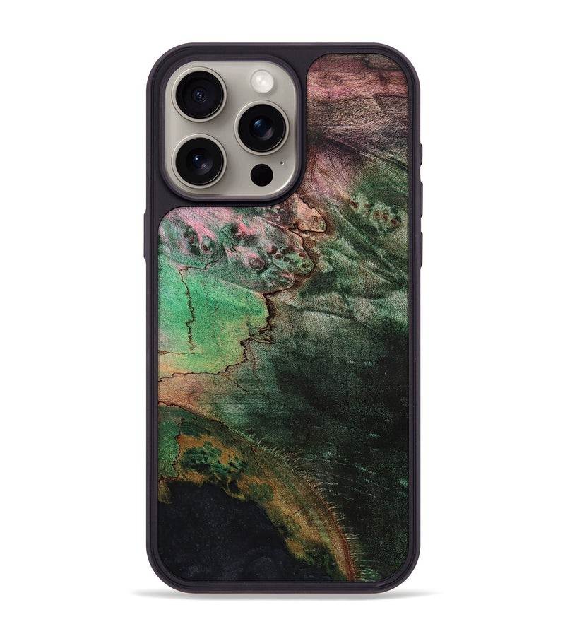 iPhone 15 Pro Max Wood Phone Case - Heath (Wood Burl, 819626)