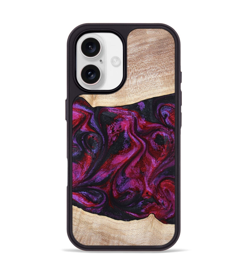 iPhone 17 Wood Phone Case - Tonia (Red, 819629)