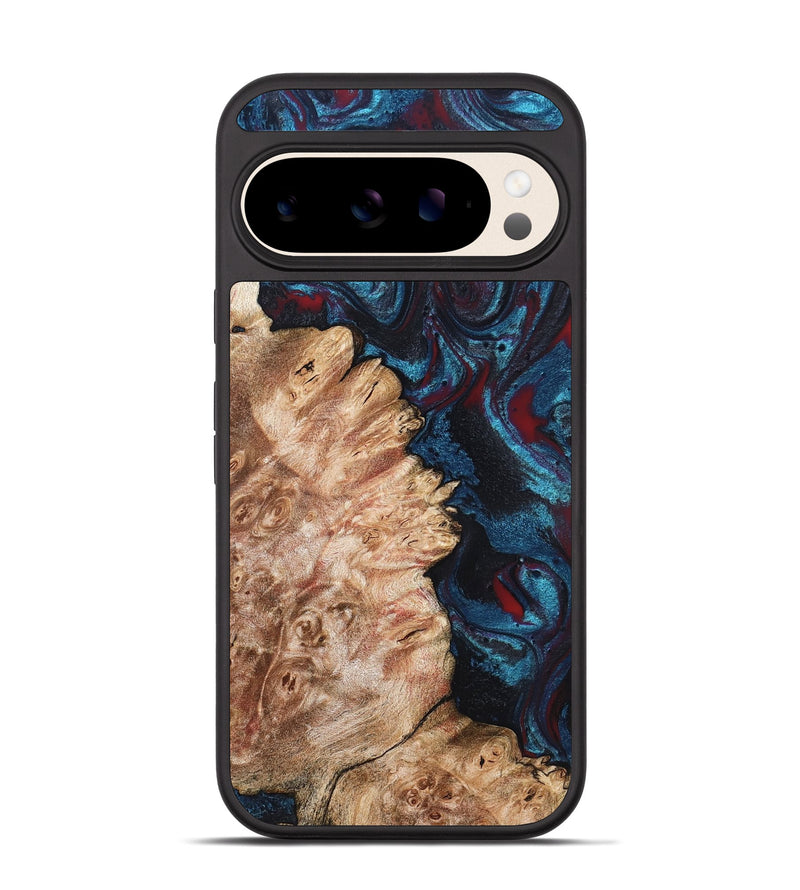 Pixel 10 Wood Phone Case - Cielo (Red, 819631)