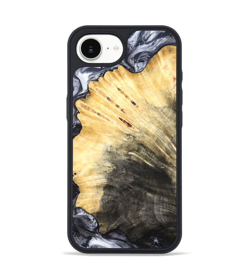 iPhone 17e Wood Phone Case - Karli (Black & White, 819632)