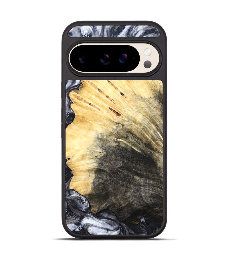 Pixel 10 Wood Phone Case - Karli (Black & White, 819632)