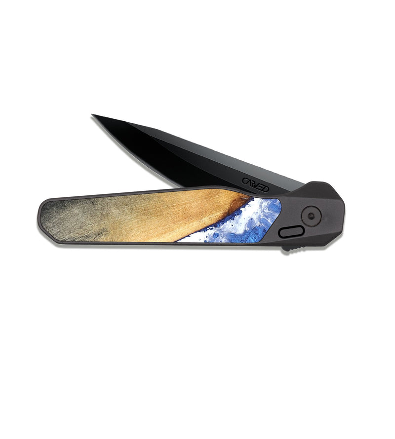 EDC Dark Slate Wood Pocket Knife - Sloan (Coastal, 819638)