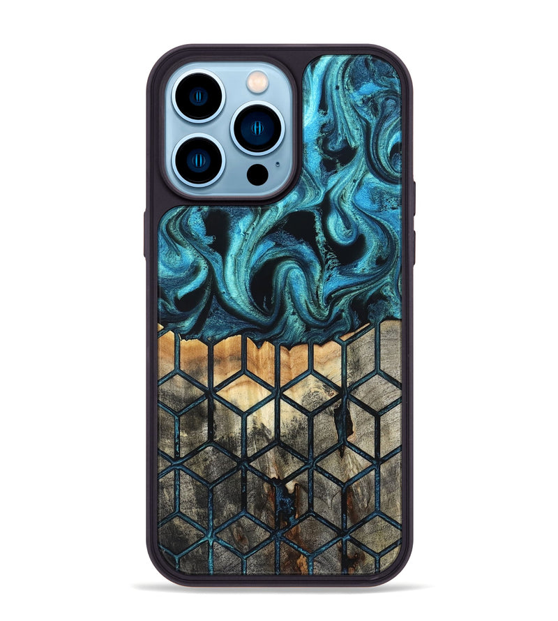 iPhone 14 Pro Max Wood Phone Case - Luann (Pattern, 819641)