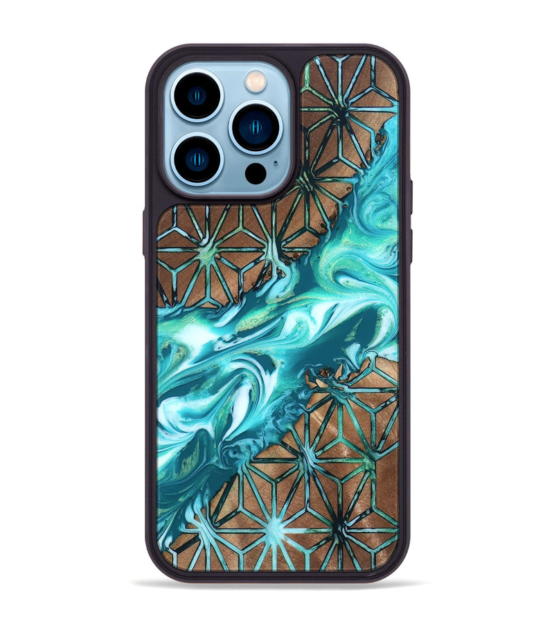 iPhone 14 Pro Max Wood Phone Case - Chante (Pattern, 819645)