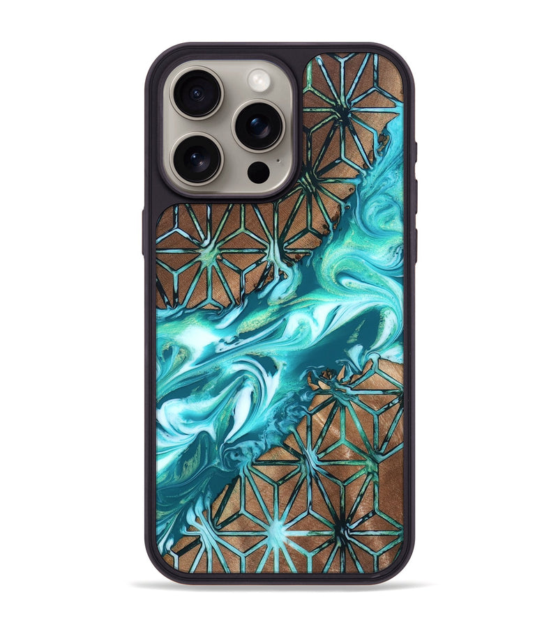 iPhone 15 Pro Max Wood Phone Case - Chante (Pattern, 819645)