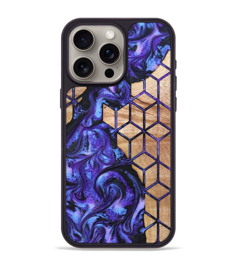 iPhone 15 Pro Max Wood Phone Case - Sena (Pattern, 819646)