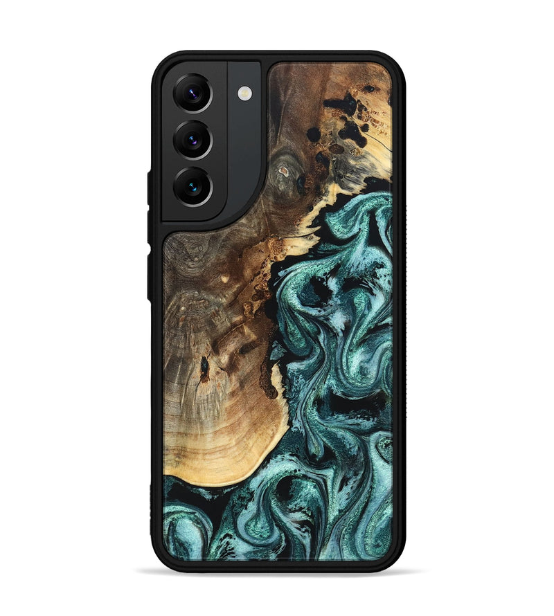 Galaxy S22 Plus Wood Phone Case - David (Green, 819648)