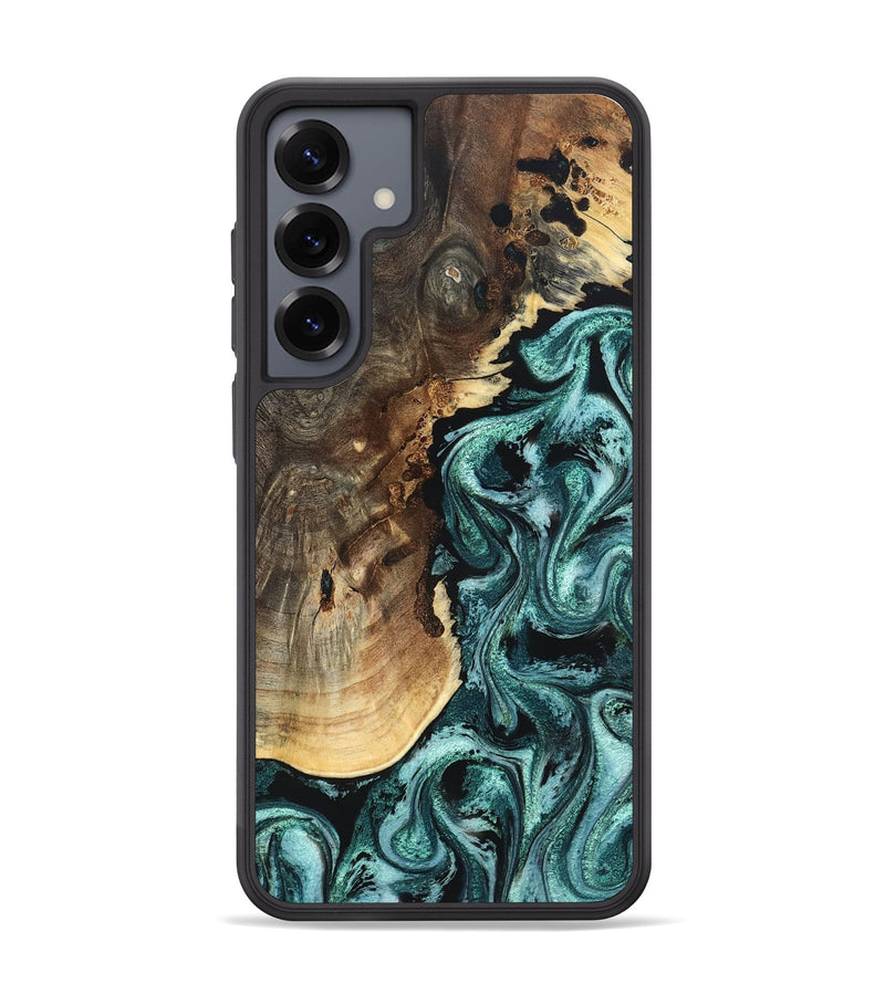 Galaxy S25 Plus Wood Phone Case - David (Green, 819648)