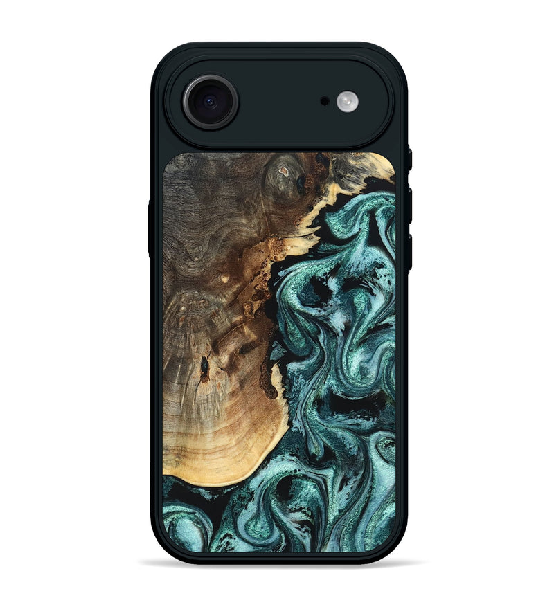 iPhone 17 Air Wood Phone Case - David (Green, 819648)